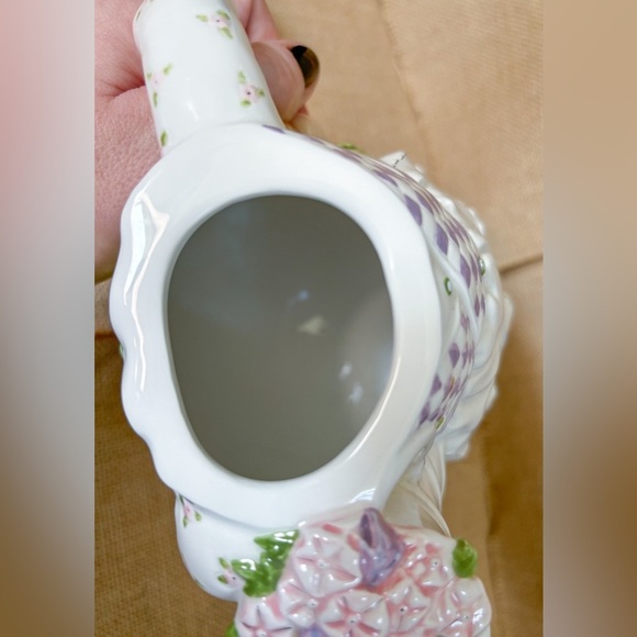 Dept 56 Storybook Collection Mary Quite Contrary Ceramic Teapot Cottage Core - Picture 8 of 12